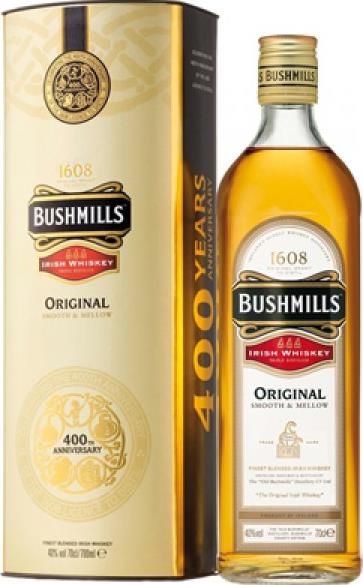 

Виски Bushmills Original подарочная упаковка + стакан в подарок