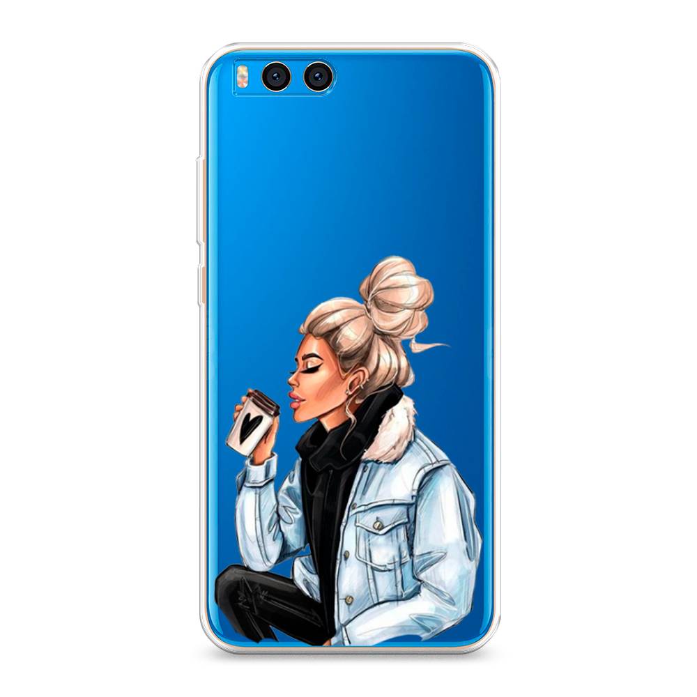 

Чехол Awog на Xiaomi Mi Note 3 "Cute girl", Разноцветный, 32450-7