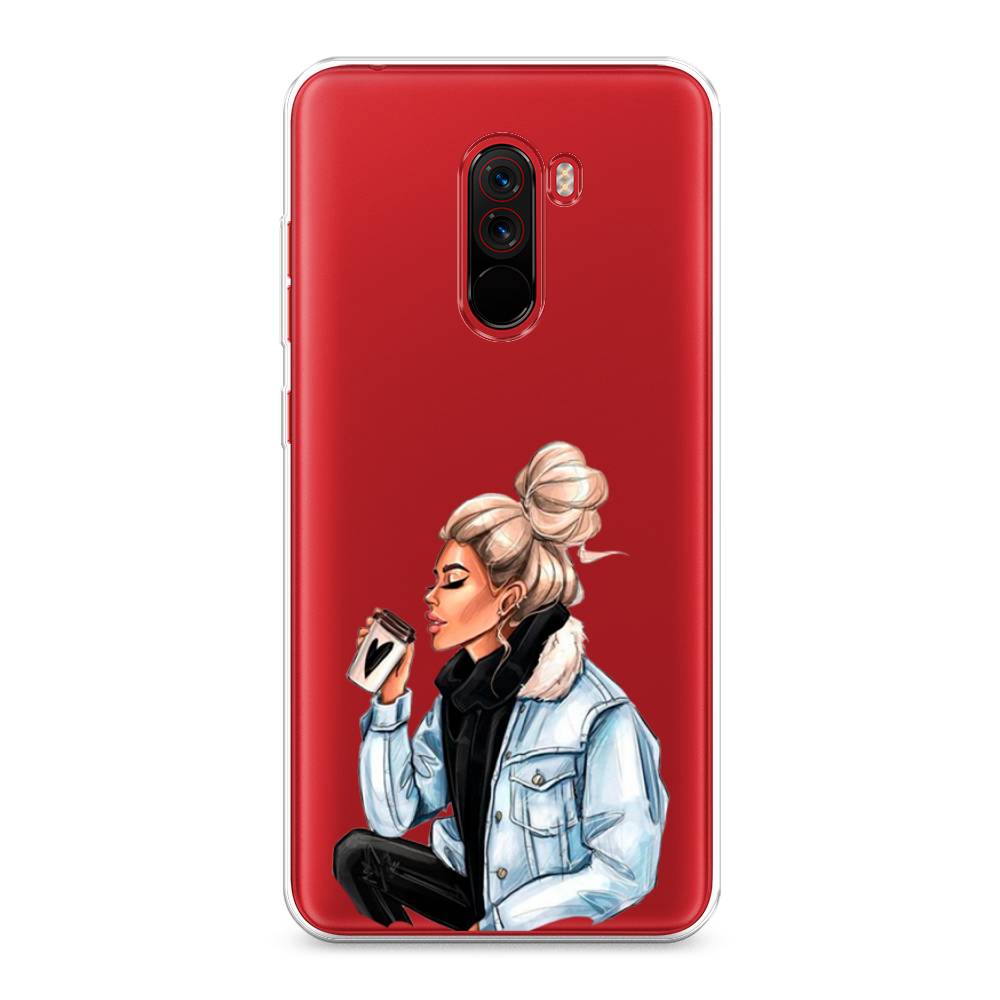 

Чехол Awog на Xiaomi Pocophone F1 "Cute girl", Разноцветный, 34450-7