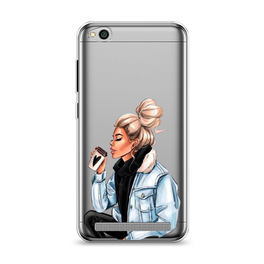 

Чехол Awog на Xiaomi Redmi 5A "Cute girl", Разноцветный, 32850-7