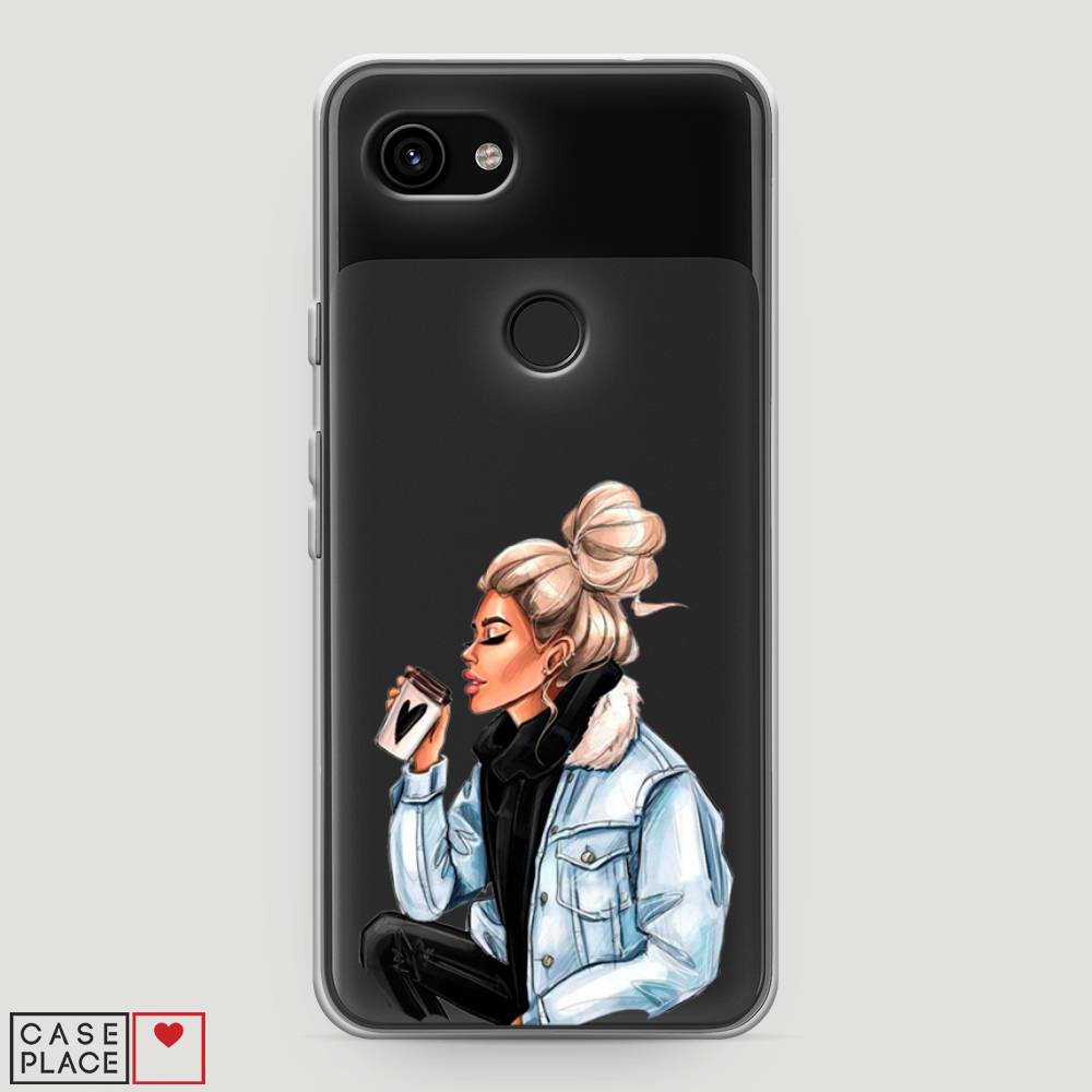 

Чехол Awog на Google Pixel 3a "Cute girl", Разноцветный, 270150-7