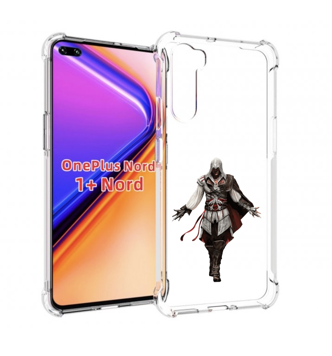

Чехол MyPads Assassin's-Creed мужской для OnePlus Nord / 1+ Nord (1ая версия), Прозрачный, Tocco
