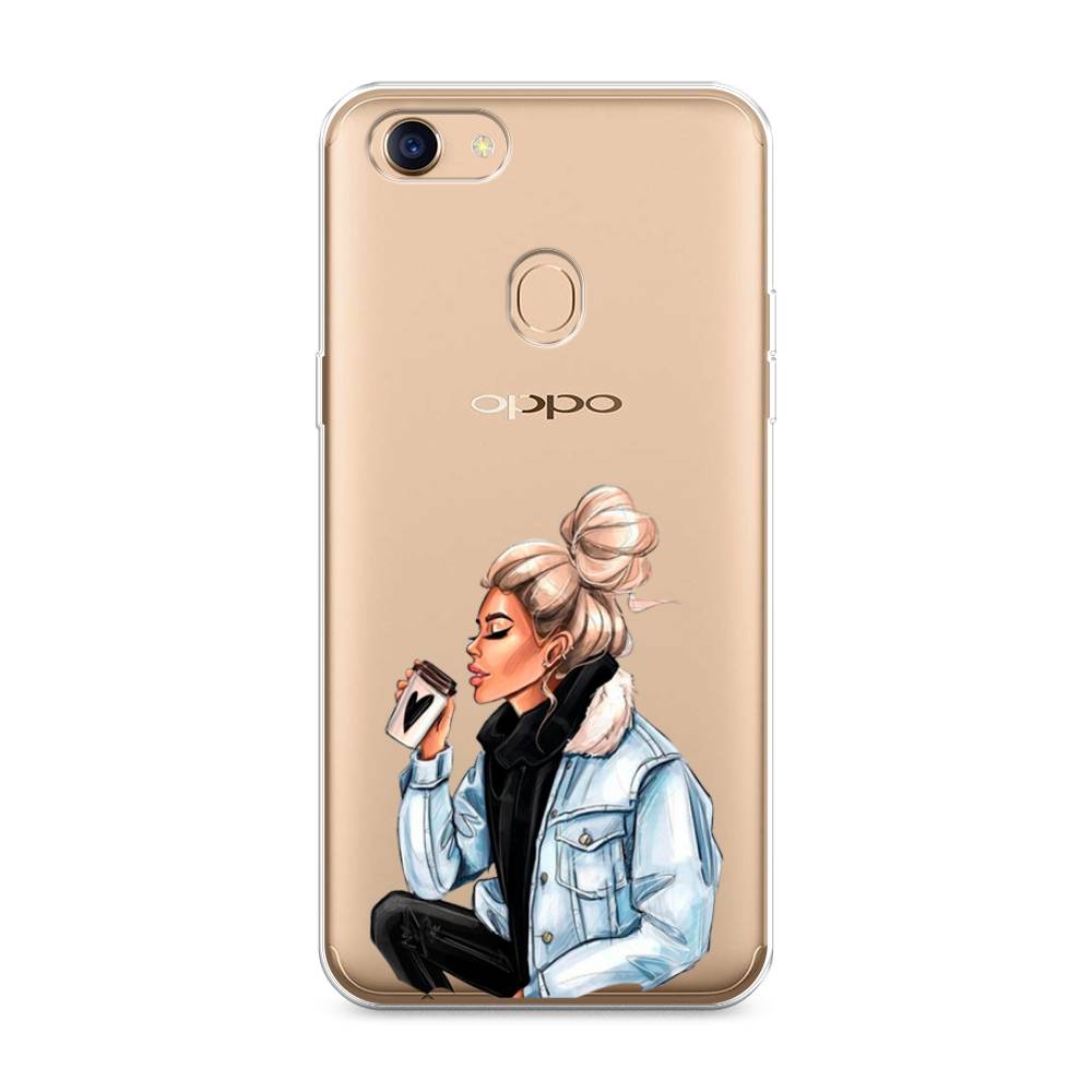 

Чехол Awog на Oppo F5 "Cute girl", Разноцветный, 250250-7