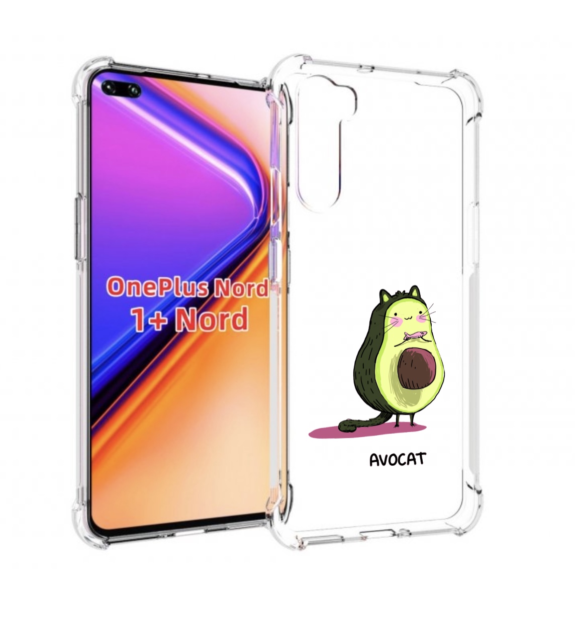 

Чехол MyPads Avocat для OnePlus Nord / 1+ Nord (1ая версия), Прозрачный, Tocco