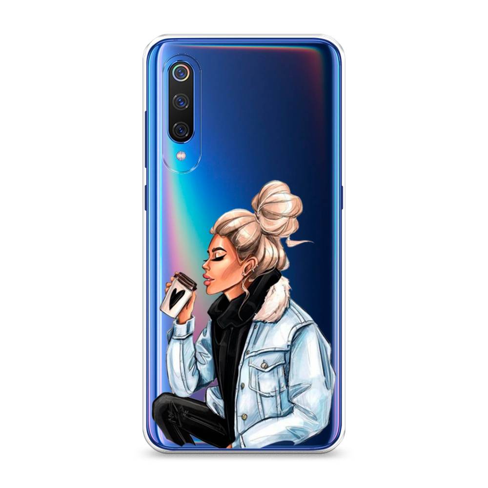 

Чехол Awog на Xiaomi Mi 9 "Cute girl", Разноцветный, 34850-7