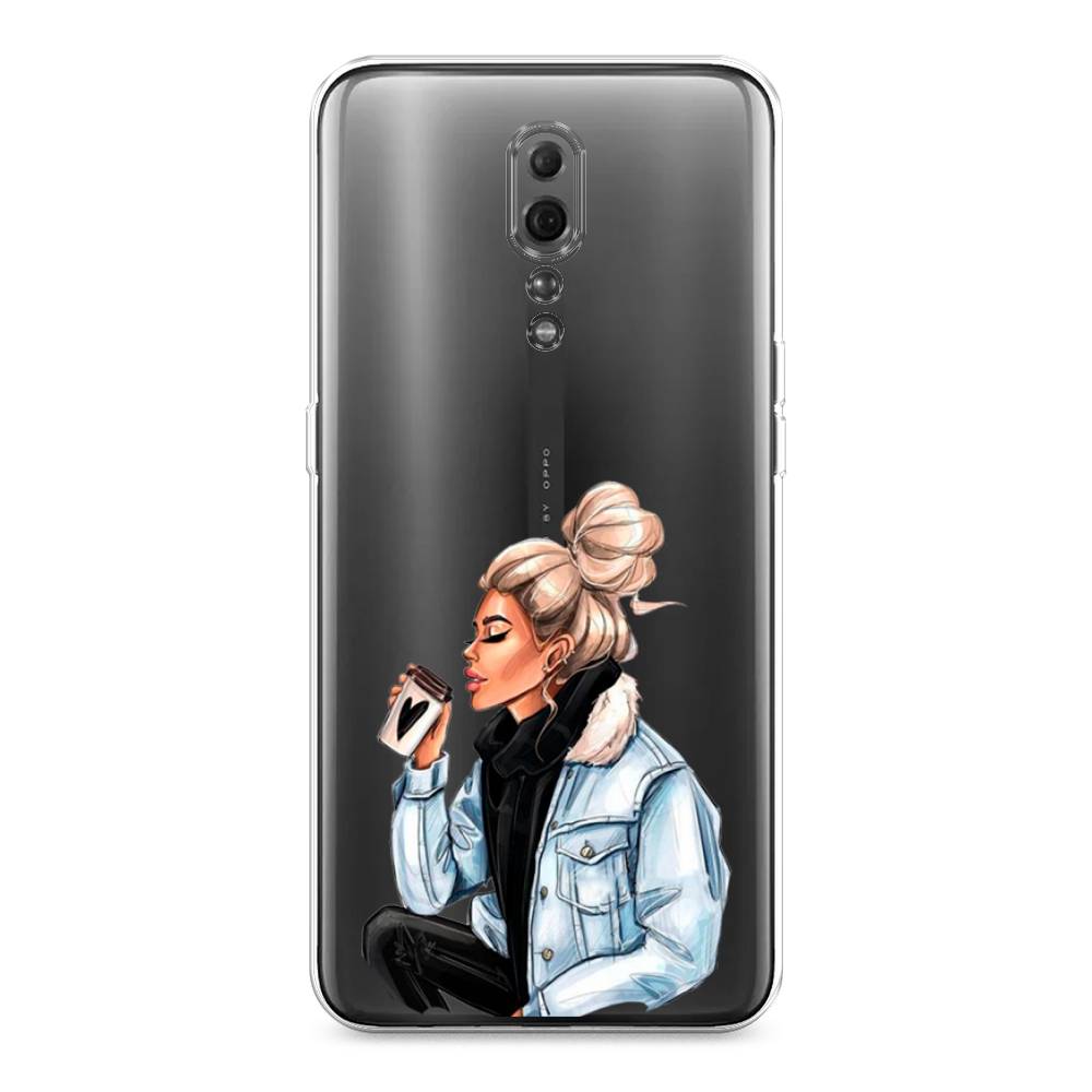 

Чехол Awog на Oppo Reno Z "Cute girl", Разноцветный, 250950-7