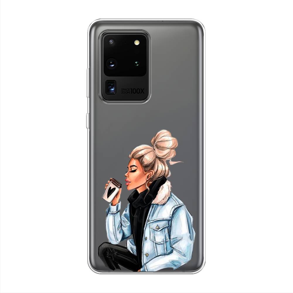 

Чехол Awog на Samsung Galaxy S20 Ultra "Cute girl", Разноцветный, 29450-7