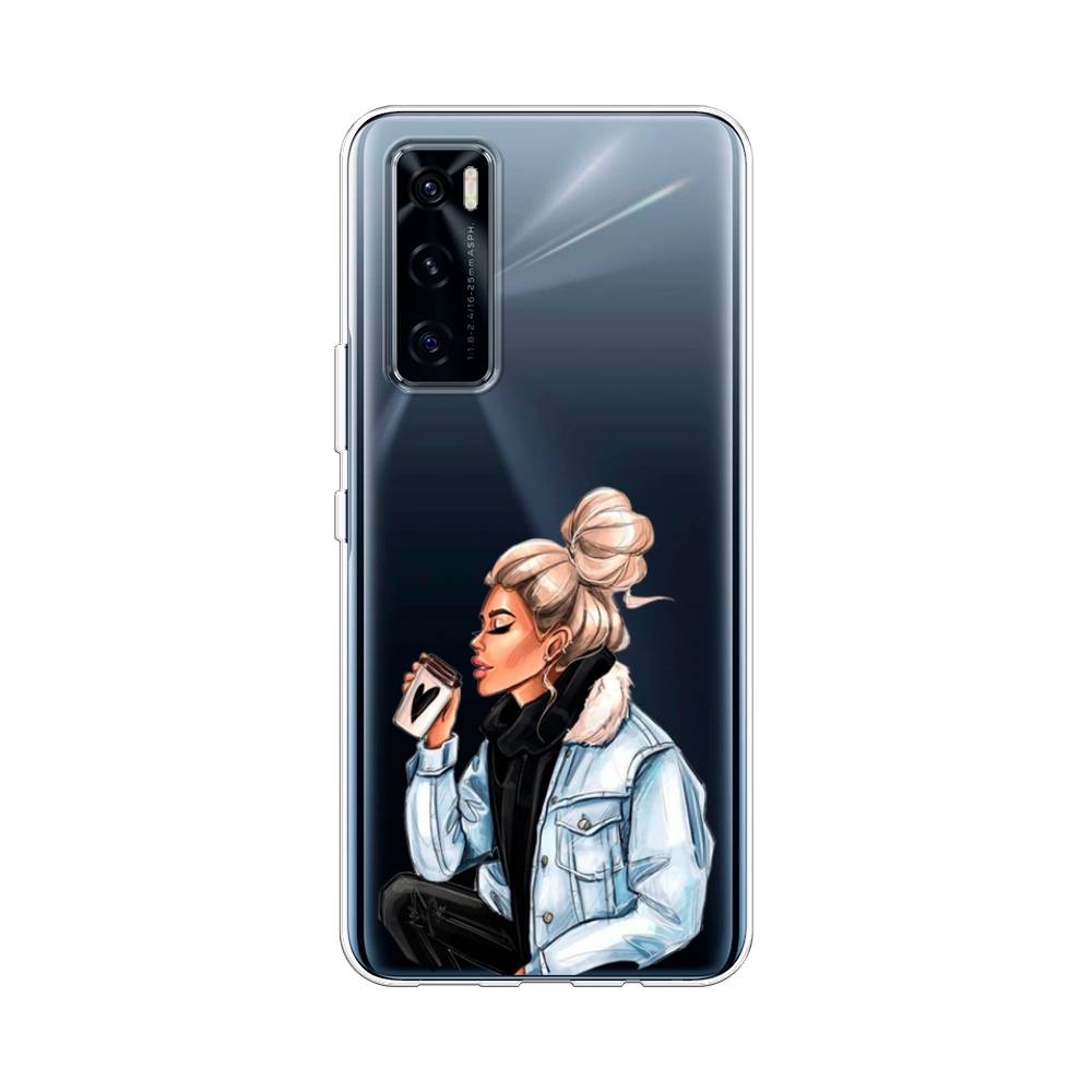 

Чехол Awog на Vivo V20 SE "Cute girl", Разноцветный, 263550-7
