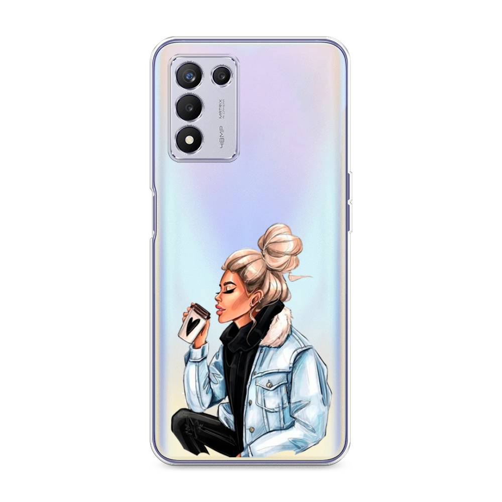 

Чехол Awog на Realme Q3s "Cute girl", Разноцветный, 257950-7