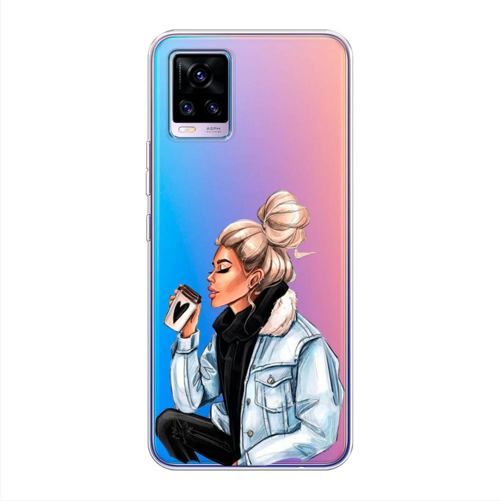 

Чехол Awog на Vivo V20 "Cute girl", Разноцветный, 263350-7