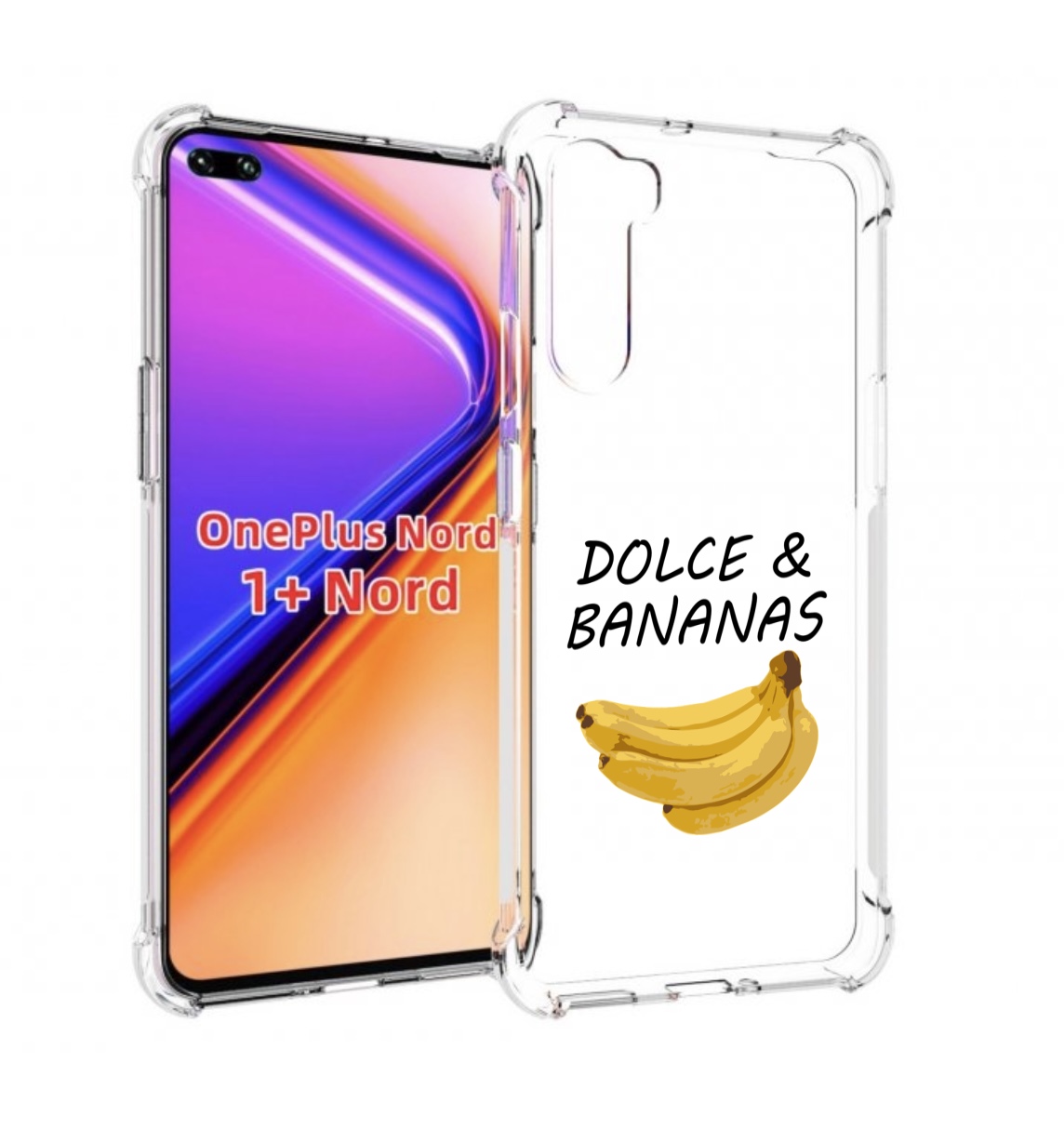 

Чехол MyPads Dolce банан для OnePlus Nord / 1+ Nord (1ая версия), Прозрачный, Tocco