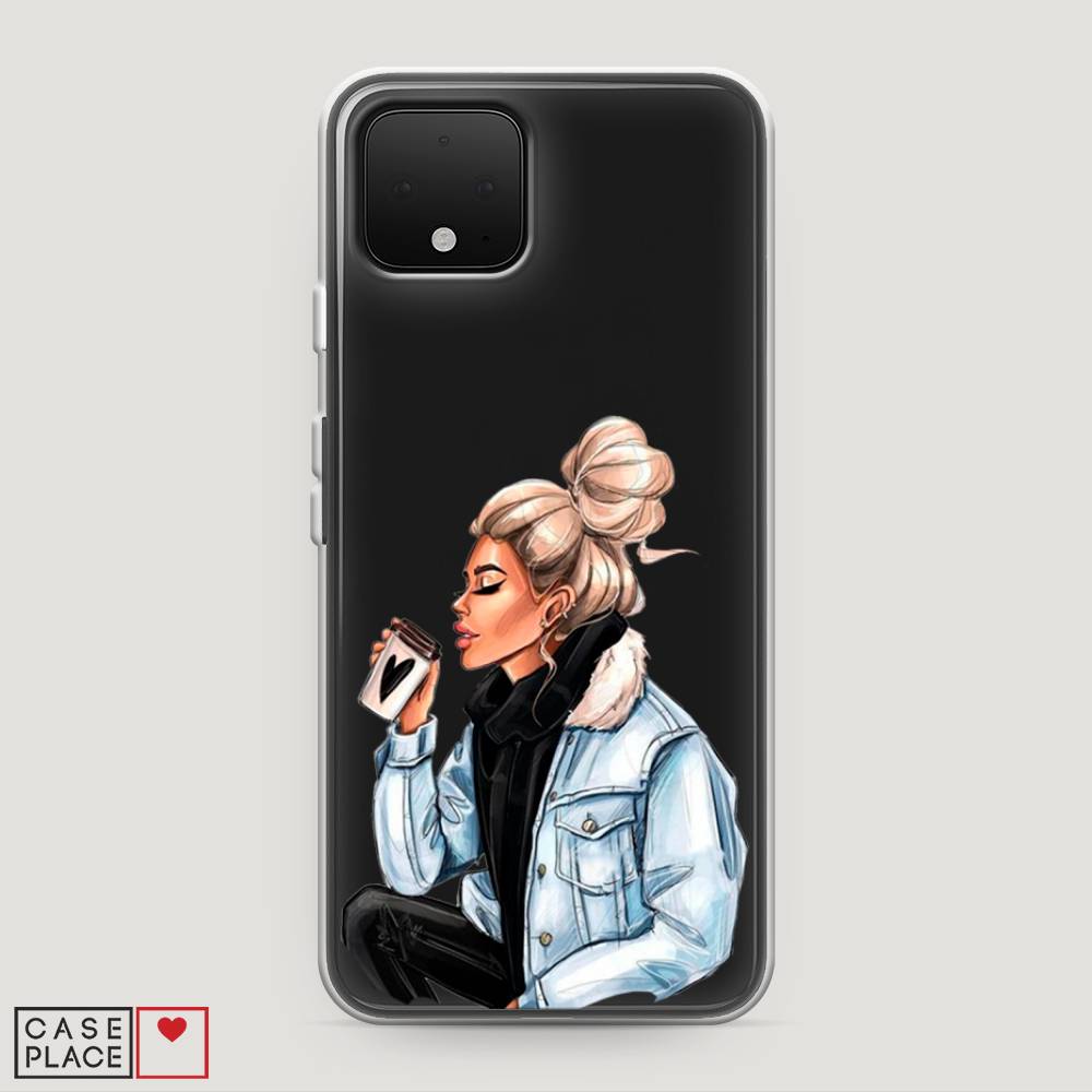 

Чехол Awog на Google Pixel 4 "Cute girl", Разноцветный, 270250-7