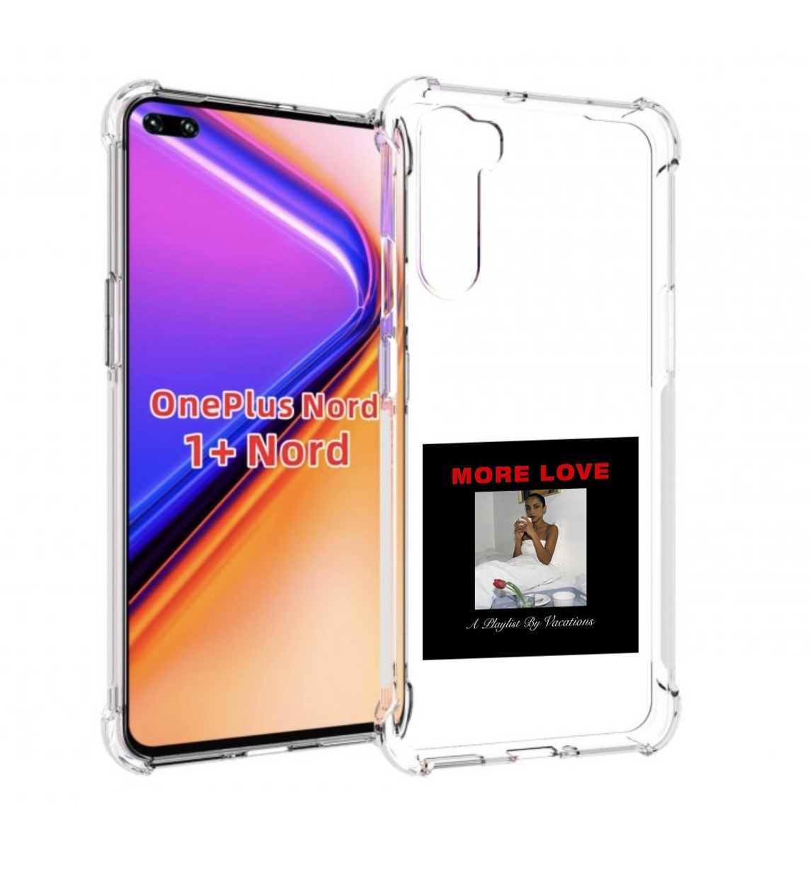 

Чехол MyPads Drake & Sade - More Love для OnePlus Nord / 1+ Nord (1ая версия), Прозрачный, Tocco