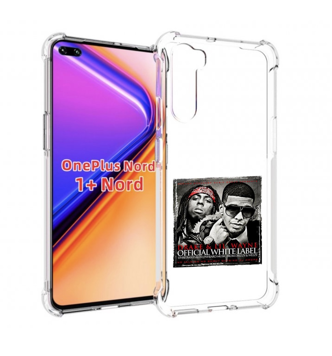 

Чехол MyPads Drake - Official White Label для OnePlus Nord / 1+ Nord (1ая версия), Прозрачный, Tocco
