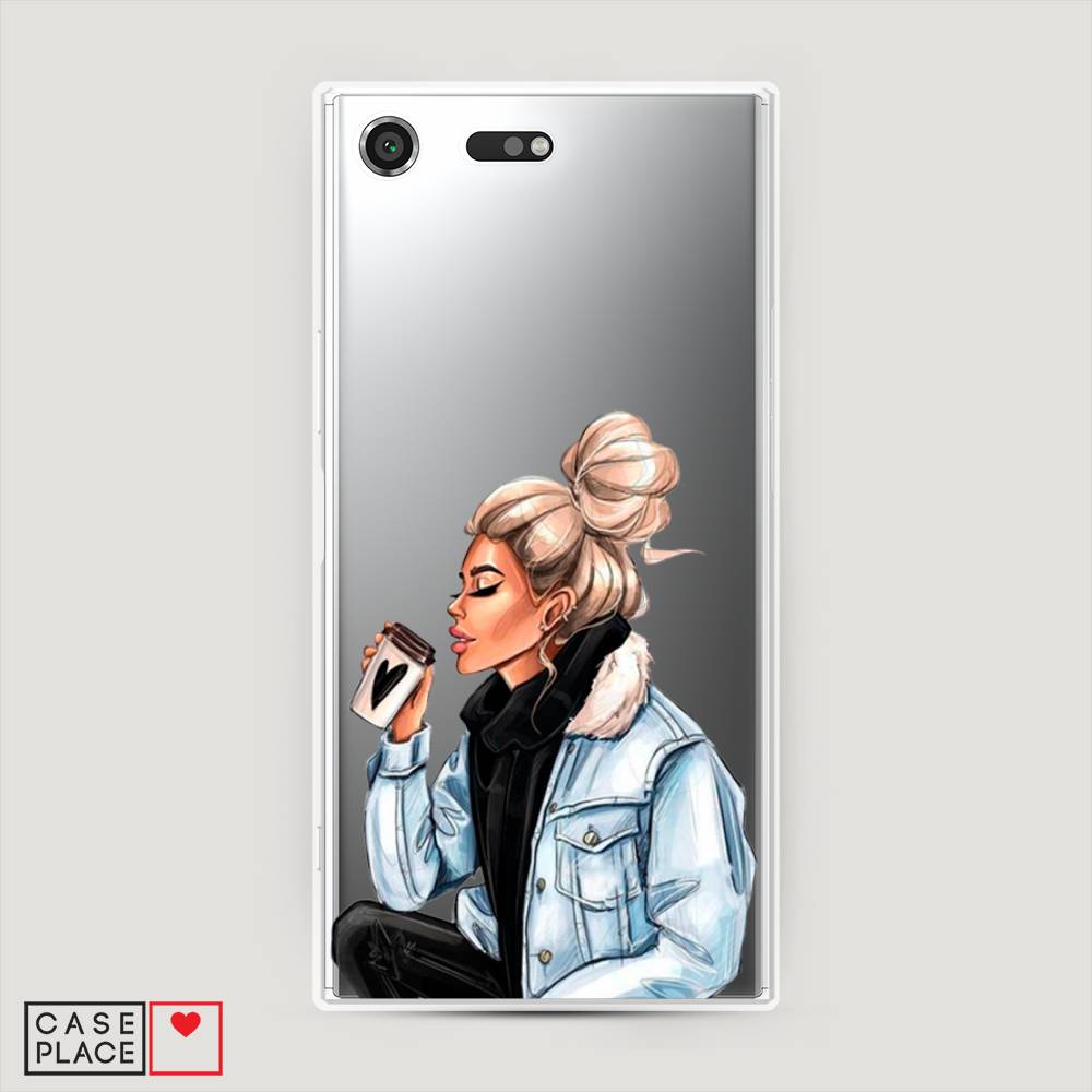 

Чехол Awog на Sony Xperia XZ Premium "Cute girl", Разноцветный, 52450-7