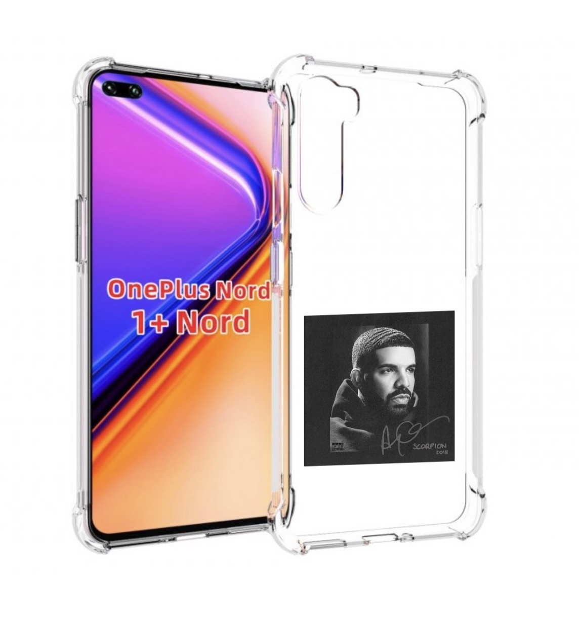 

Чехол MyPads Drake - Scorpion для OnePlus Nord / 1+ Nord (1ая версия), Прозрачный, Tocco