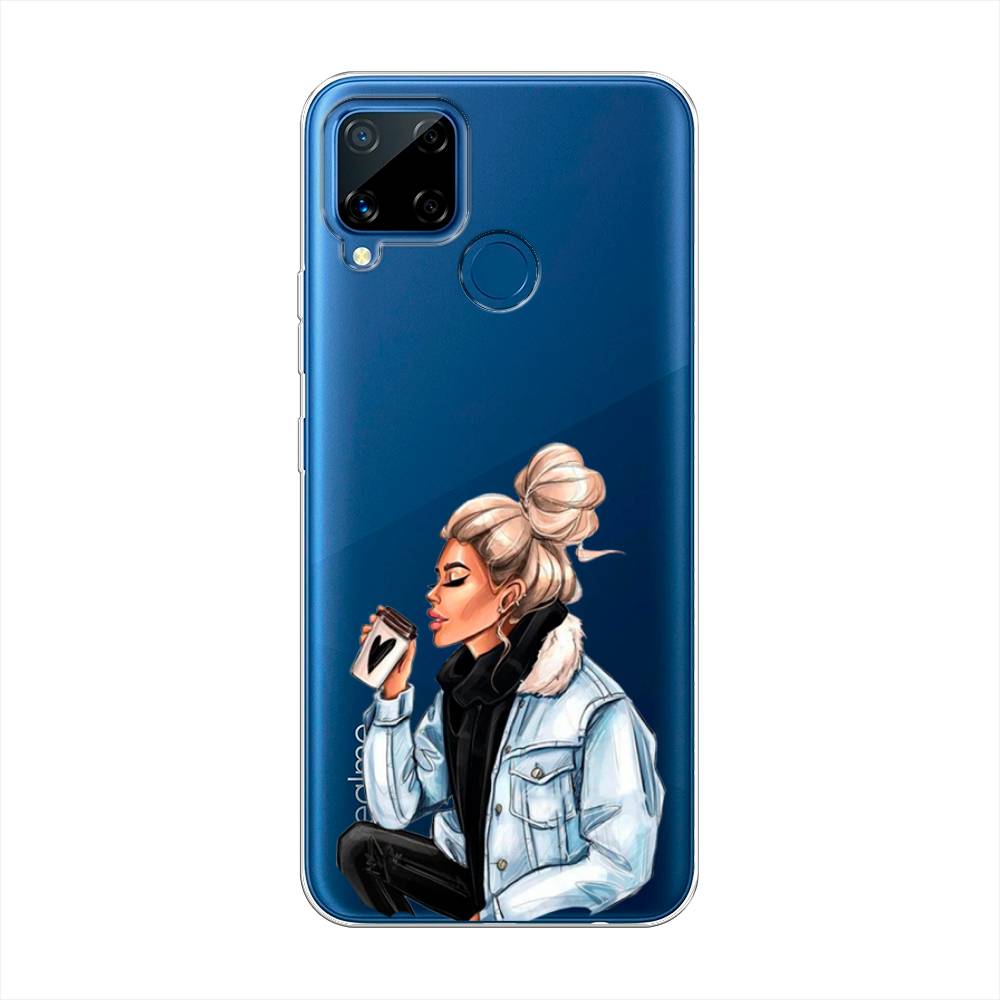 

Чехол Awog на Realme C15 "Cute girl", Разноцветный, 255050-7