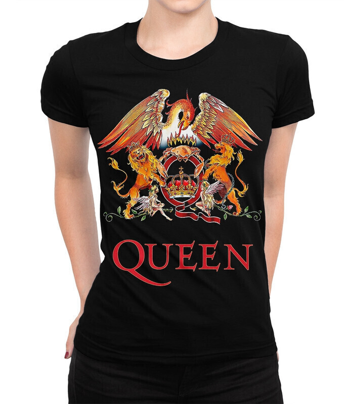 

Футболка женская Dream Shirts Queen 10002911 черная XS, Queen 10002911