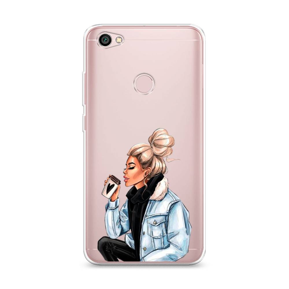 фото Чехол awog "cute girl" для xiaomi redmi note 5a prime