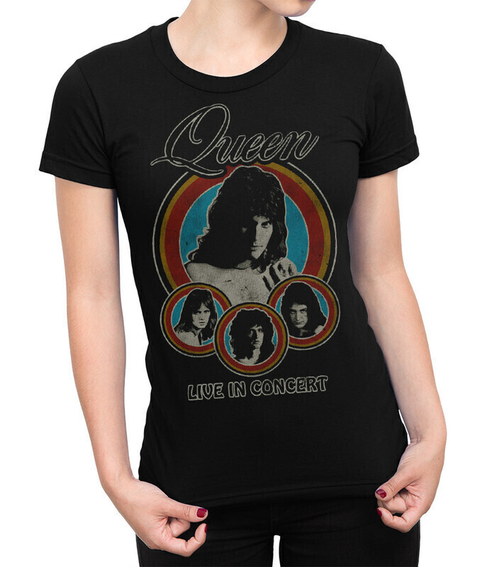 фото Футболка женская dream shirts queen 10002921 черная l