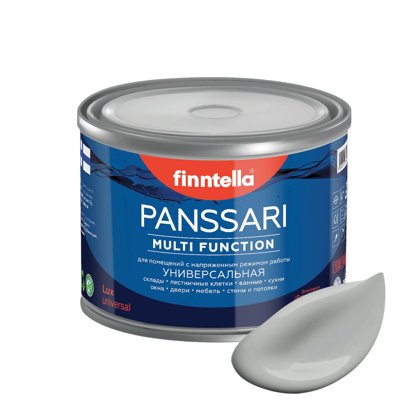 

Краска PANSSARI, JOKI серый, 0,45л, PANSSARI. Грунт-эмаль для всех типов поверхностей. Защитная. Эмаль универсальная. Быстросохнущая.