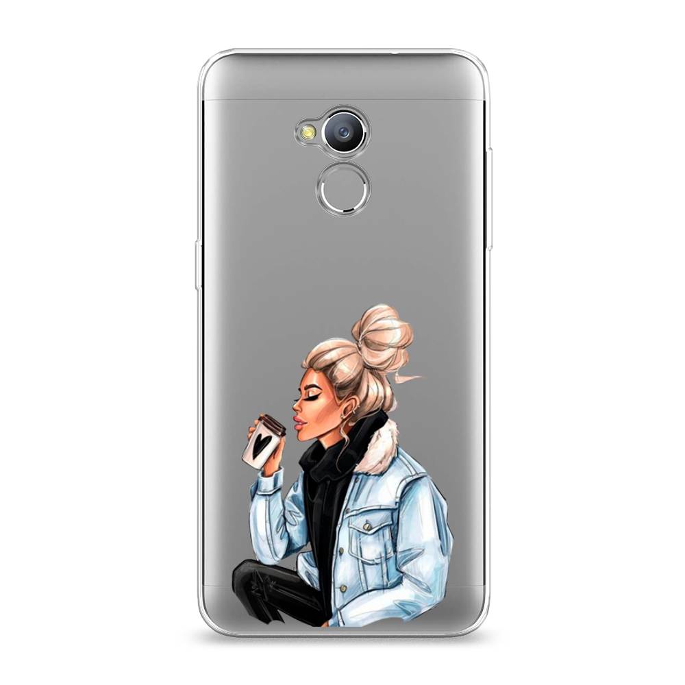 

Чехол Awog на ZTE Blade V7 Lite / ЗТЕ Блэйд V7 Lite "Cute girl", 130450-7