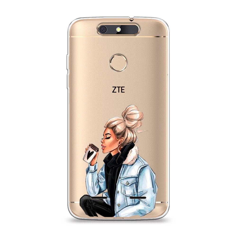 

Чехол Awog на ZTE Blade V8 mini / ЗТЕ Блэйд V8 mini "Cute girl", 131950-7