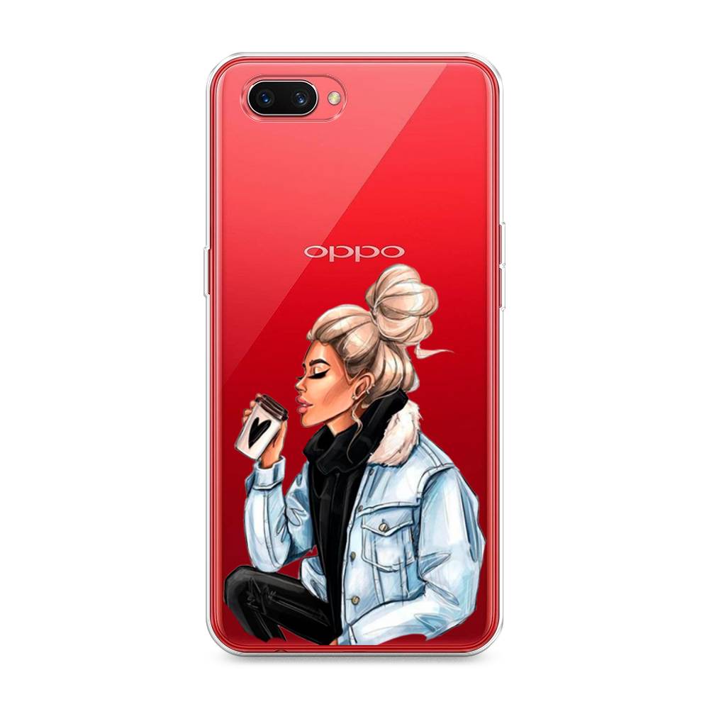 

Чехол Awog на Oppo A3s "Cute girl", Разноцветный, 250650-7