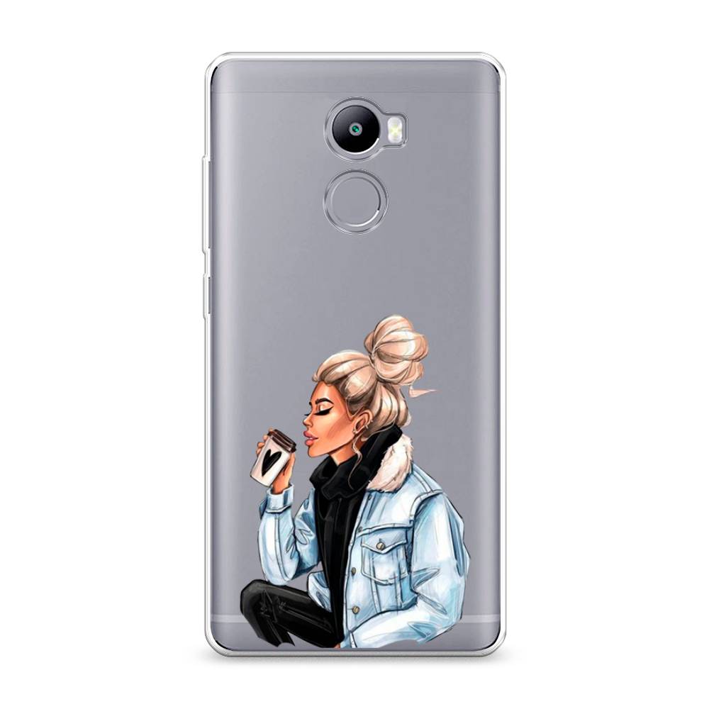 

Чехол Awog на Xiaomi Redmi 4 "Cute girl", Разноцветный, 31150-7