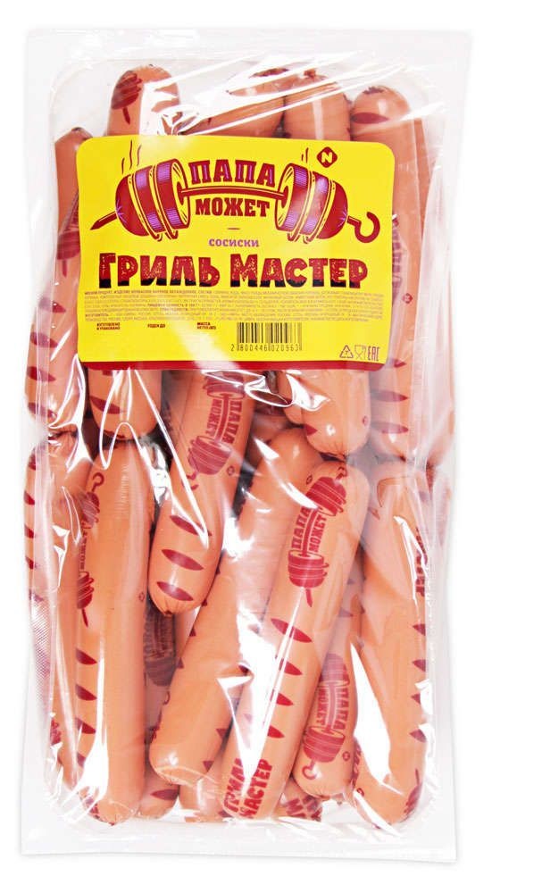 

Сосиски Останкино Папа Может гриль мастер 2кг