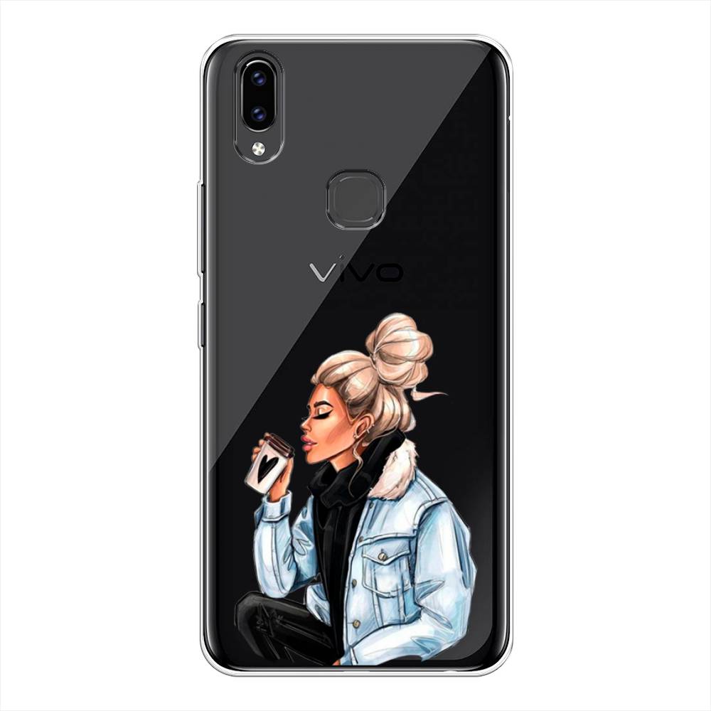 

Чехол Awog на Vivo V9 "Cute girl", Разноцветный, 260150-7