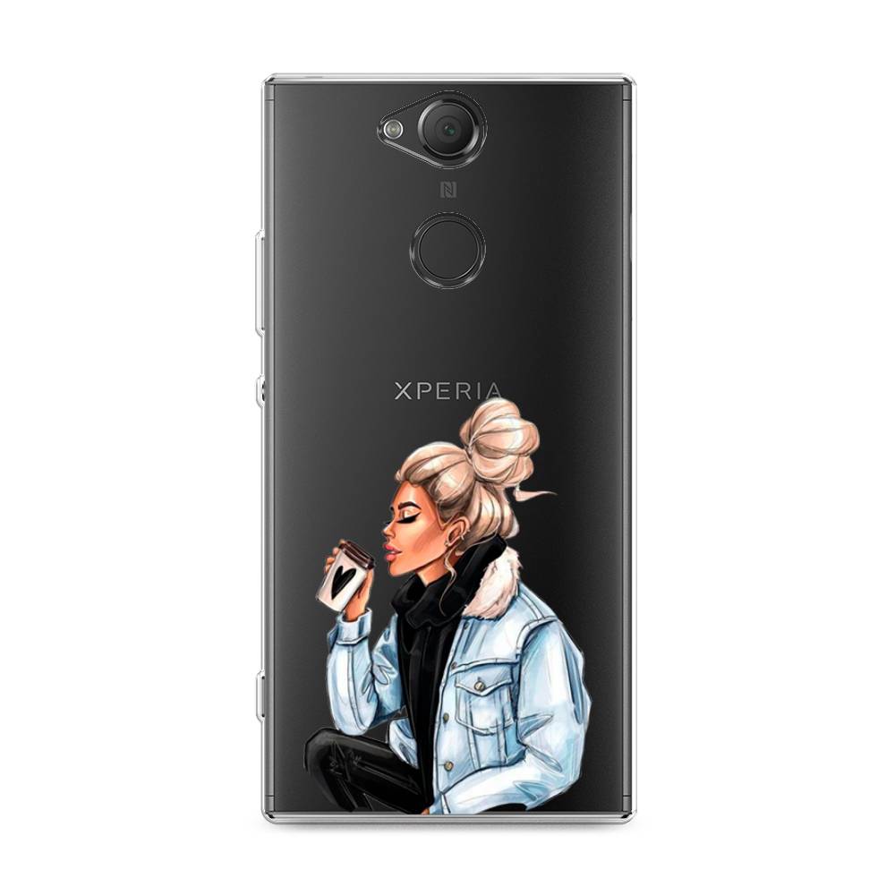 

Чехол Awog на Sony Xperia XA2 Plus "Cute girl", Разноцветный, 53550-7