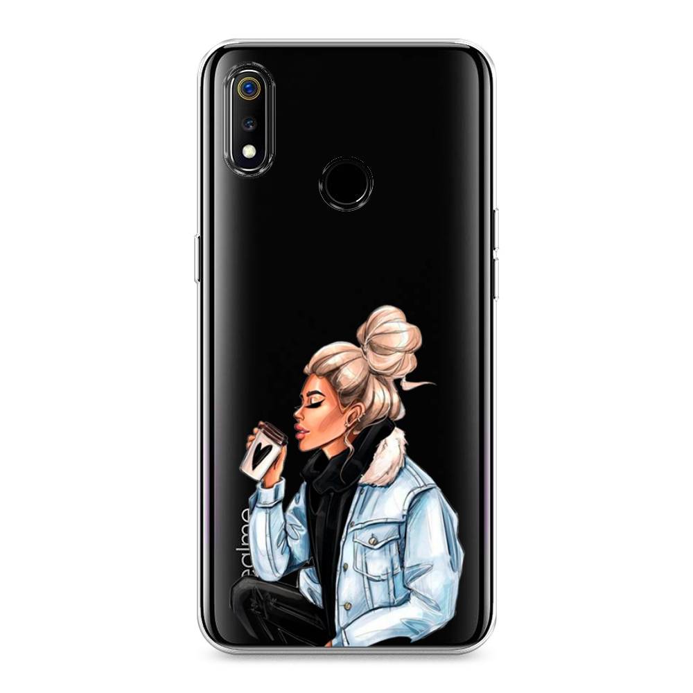 

Чехол Awog на Realme 3 "Cute girl", Разноцветный, 251050-7
