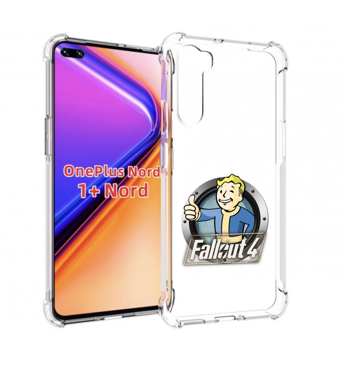 

Чехол MyPads Fallout-4 для OnePlus Nord / 1+ Nord (1ая версия), Прозрачный, Tocco