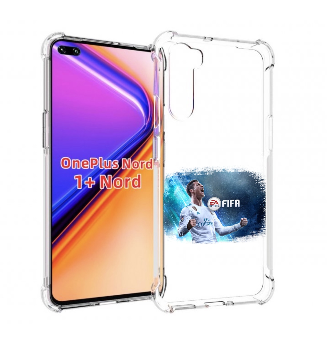 

Чехол MyPads FiFA логотип для OnePlus Nord / 1+ Nord (1ая версия), Прозрачный, Tocco