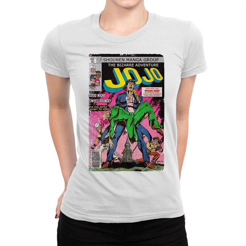 

Футболка женская Dream Shirts JoJo Bizarre Adventure 10002981 белая 2XL, JoJo Bizarre Adventure 10002981