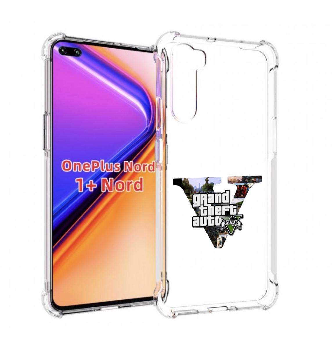 

Чехол MyPads GTA 5 логотип для OnePlus Nord / 1+ Nord (1ая версия), Прозрачный, Tocco
