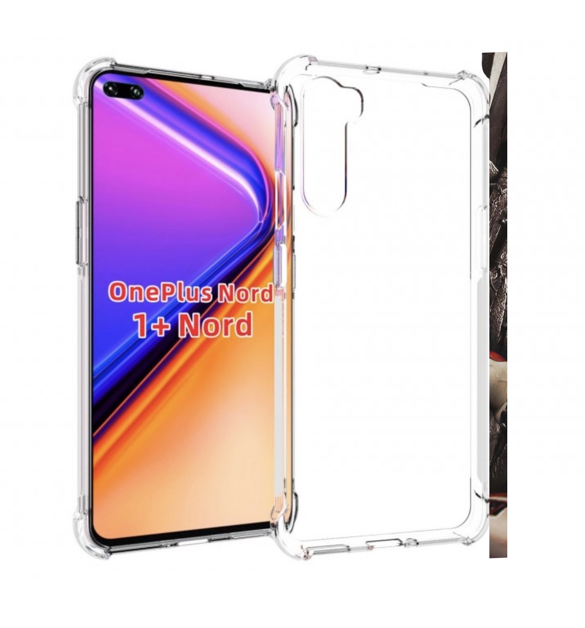 

Чехол MyPads God of War Кратос для OnePlus Nord / 1+ Nord (1ая версия), Прозрачный, Tocco
