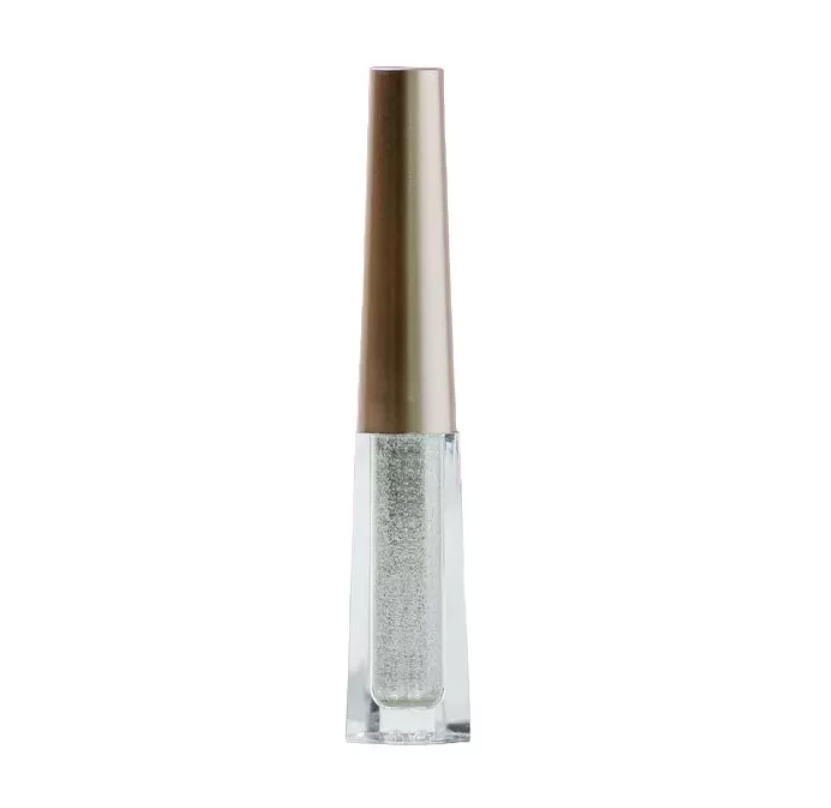 фото Тени для век beauty fox жидкие глиттерные, оттенок серебристый