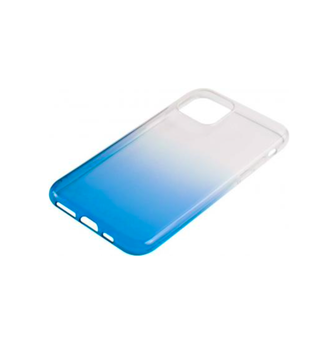 

Чехол-накладка LuxCase для смартфона Apple iPhone 11 Pro Max, Прозрачный (Синий градиент)