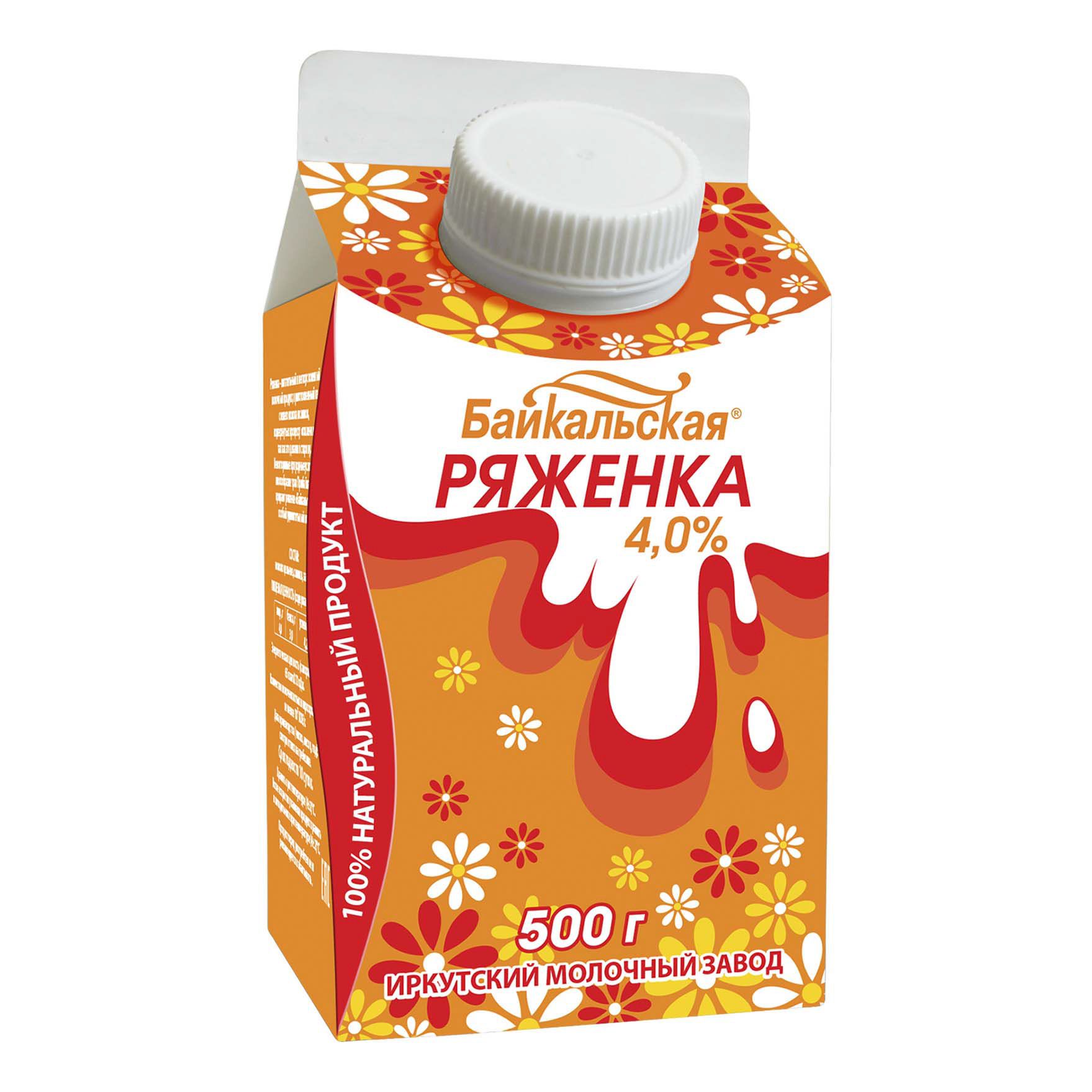 

Ряженка Янта Байкальская 4% бзмж 500 мл