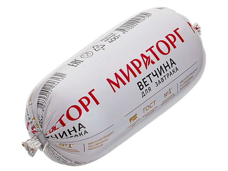 

Ветчина Мираторг Для завтрака 400 г