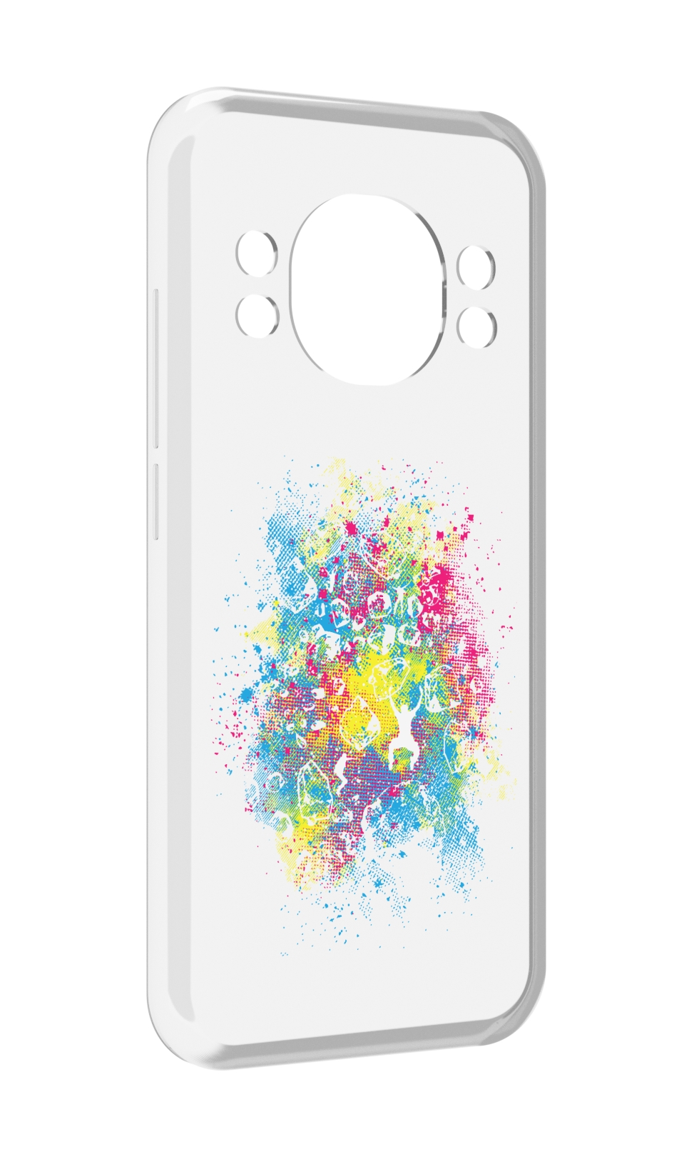 

Чехол MyPads акварель абстракция для Doogee S98 / S98 Pro, Прозрачный, Tocco