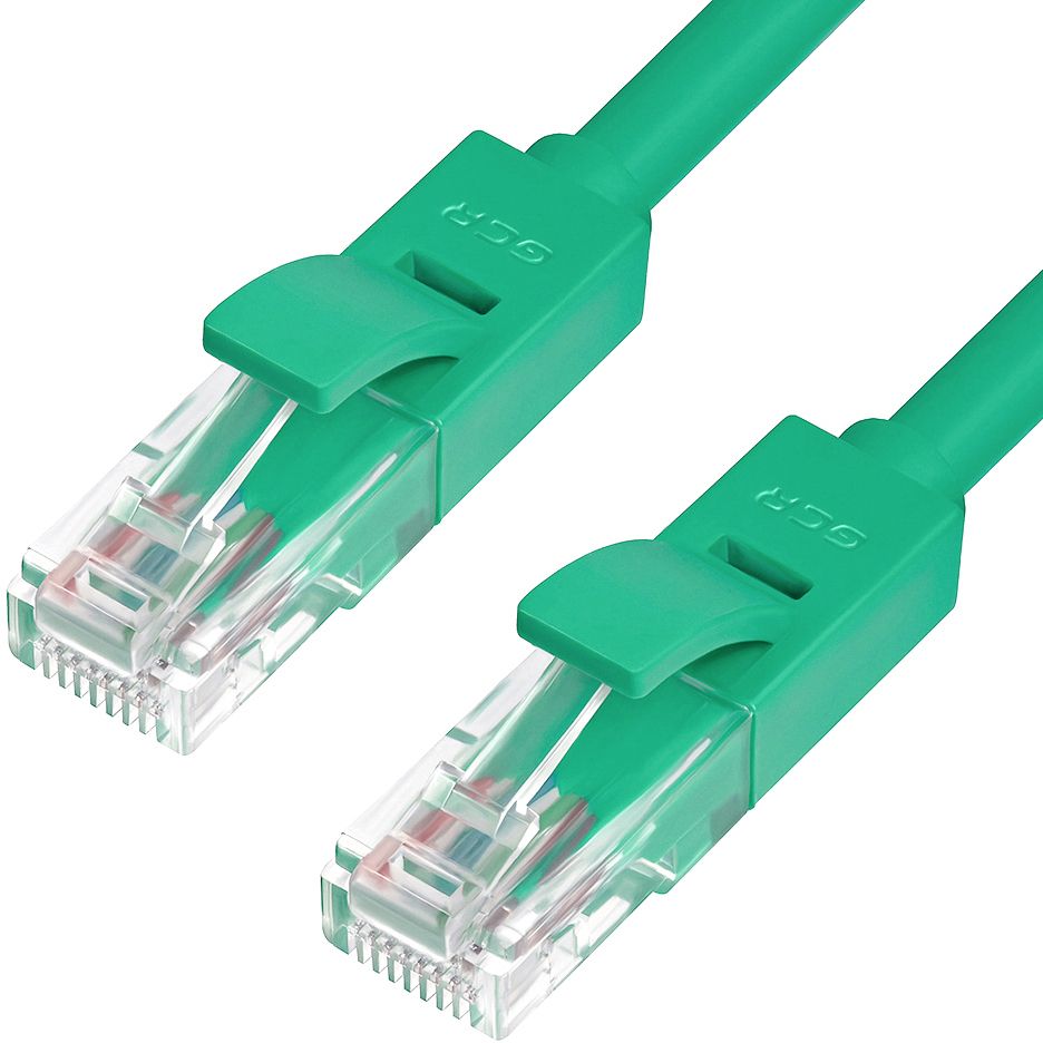 

Кабель GCR RJ45-RJ45 1м UTP кат.5e, Green GCR-LNC05-1.0m, Зеленый, GCR-LNC500