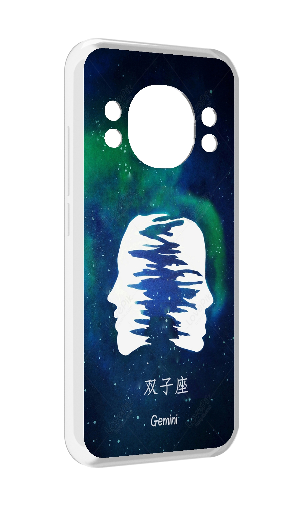 

Чехол MyPads знак зодиака близнецы 6 для Doogee S98 / S98 Pro, Прозрачный, Tocco