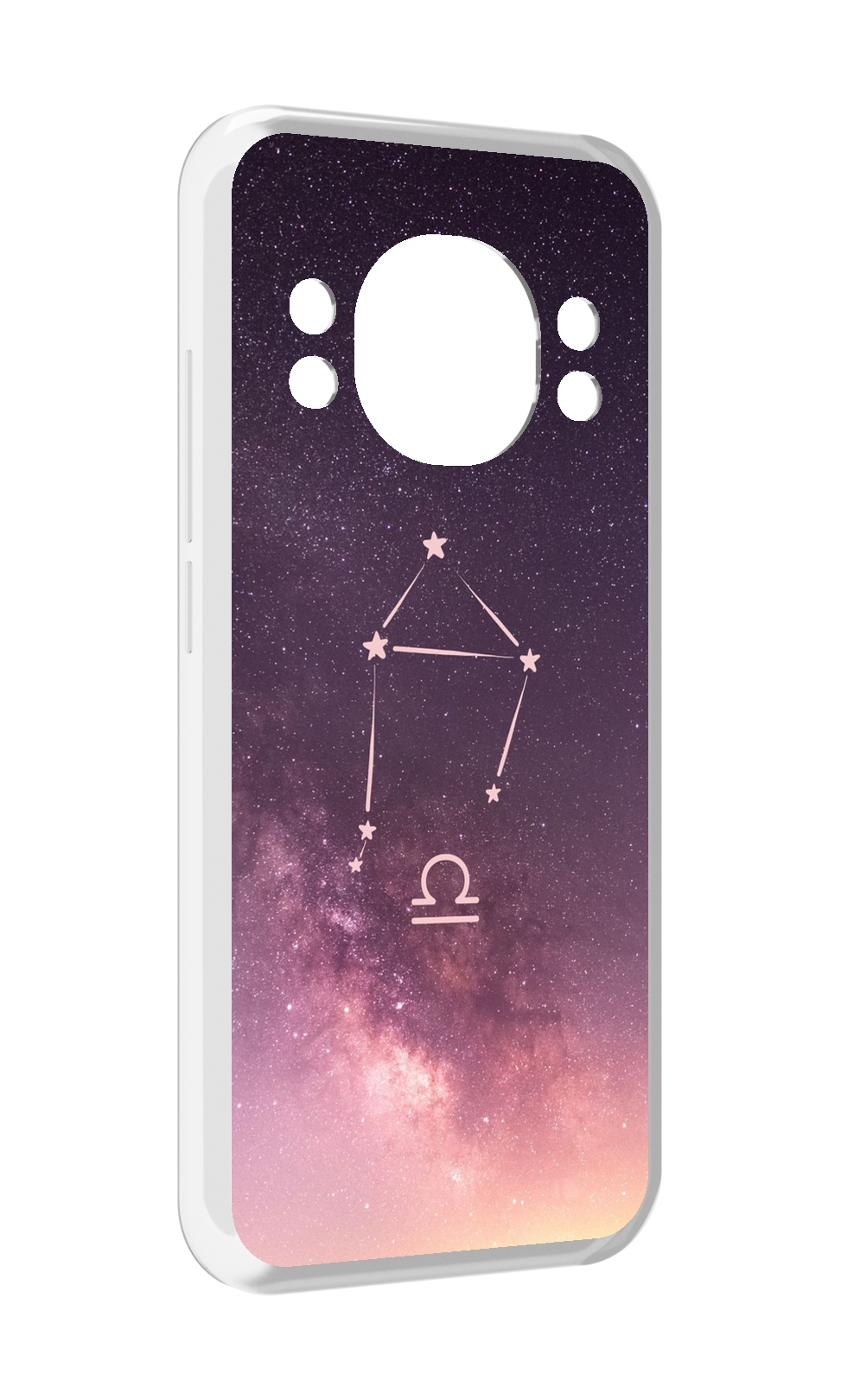 

Чехол MyPads знак зодиака весы 4 для Doogee S98 / S98 Pro, Прозрачный, Tocco