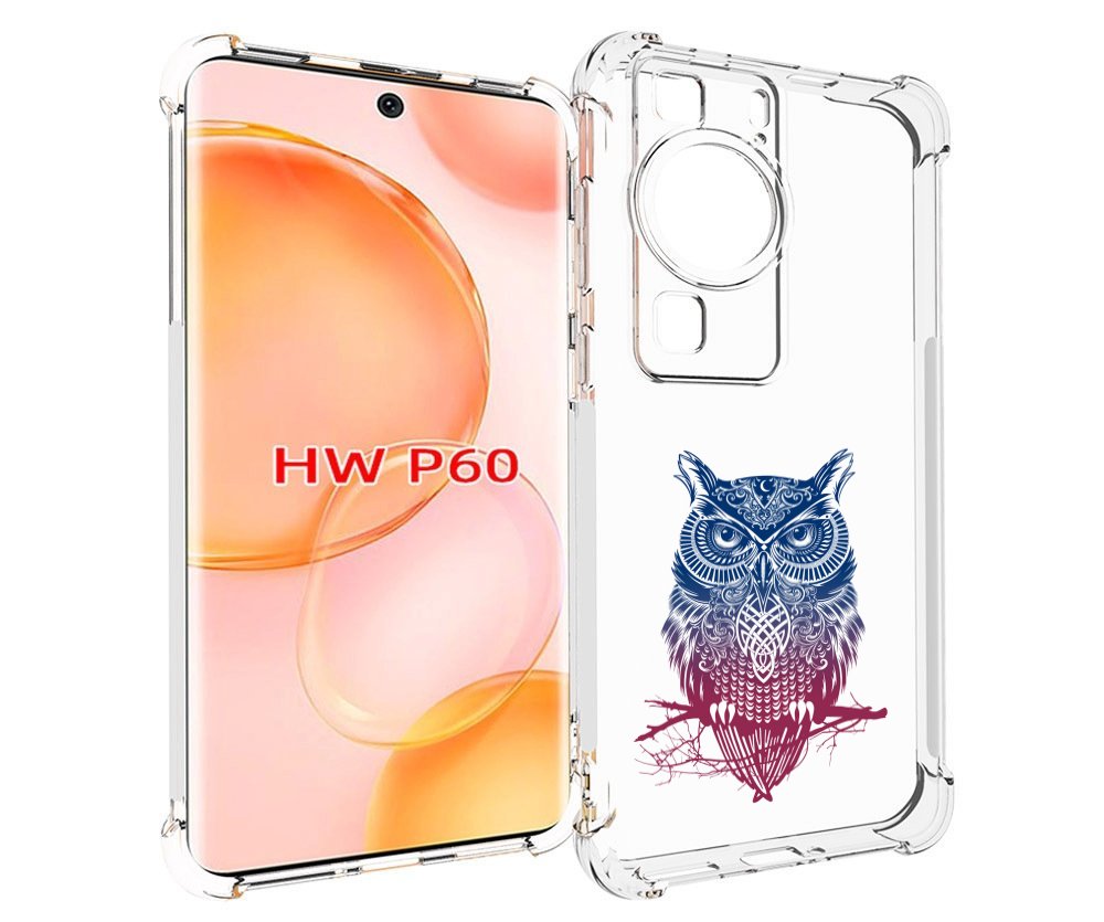 

Чехол MyPads хиппи сова для Huawei P60, Tocco