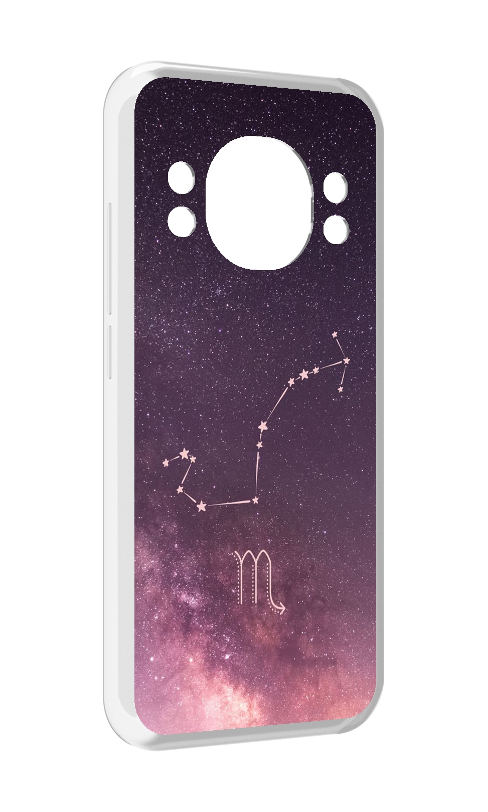 

Чехол MyPads знак зодиака скорпион 4 для Doogee S98 / S98 Pro, Прозрачный, Tocco