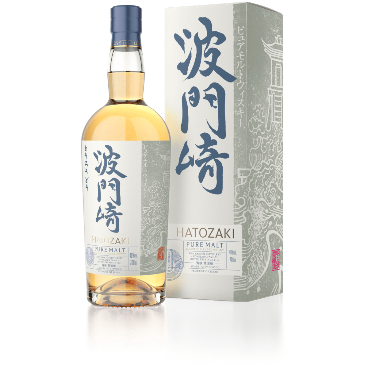 

Виски Hatozaki Pure Malt 0,7 л в подарочной упаковке