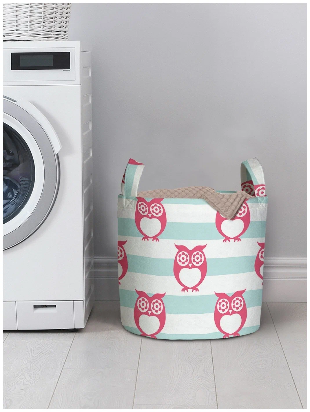 

gaba_15690_S Корзина для хранения вещей 35x35 см, Голубой;розовый